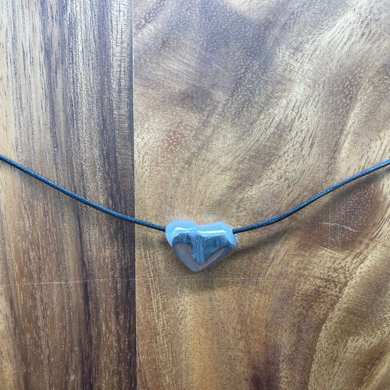 Aluminium Necklace/Shoker with small heart